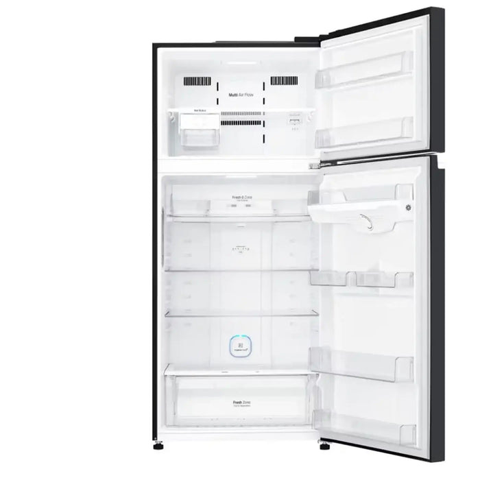 LG 547L Top Mount Refrigerator | Linear Cooling | Multi Air Flow | Energy Efficient | Silver | LTC752SGGM