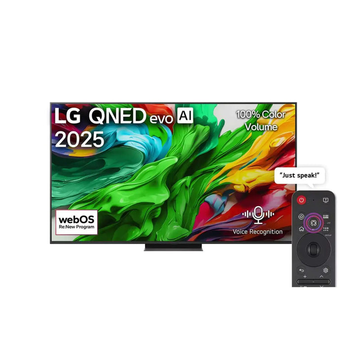LG 65 \ 55 Inch QNED evo AI QNED86 4K 144Hz Smart TV | AI Magic Remote | webOS25 | 2025 QNED86A6A
