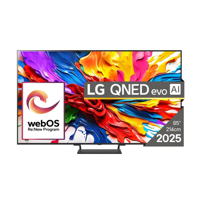 LG 85 \ 65 Inch Mini LED QNED evo AI QNED93 4K Smart TV 2025 | MiniLED | Alpha 8 AI Processor Gen2 | Dynamic QNED Colour | High Contrast | Smart TV