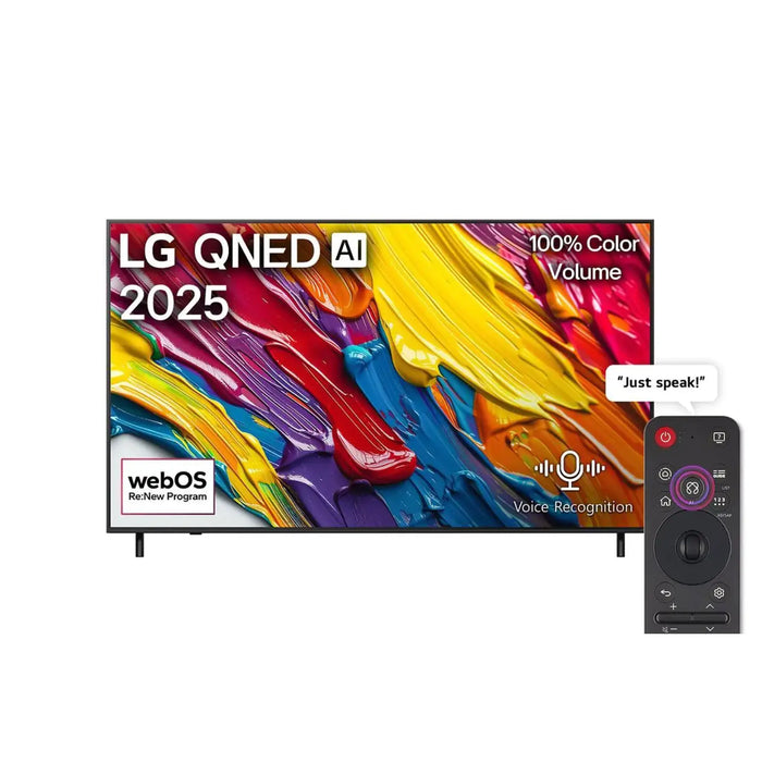 LG 86 Inch QNED AI QNED82 4K Smart TV 2025 | QNED82A6A | New Dynamic QNED Colour | Alpha 7 Gen8 4K AI Processor | AI Magic Remote | HDR10 | webOS25 | Ultra Big Screen TV