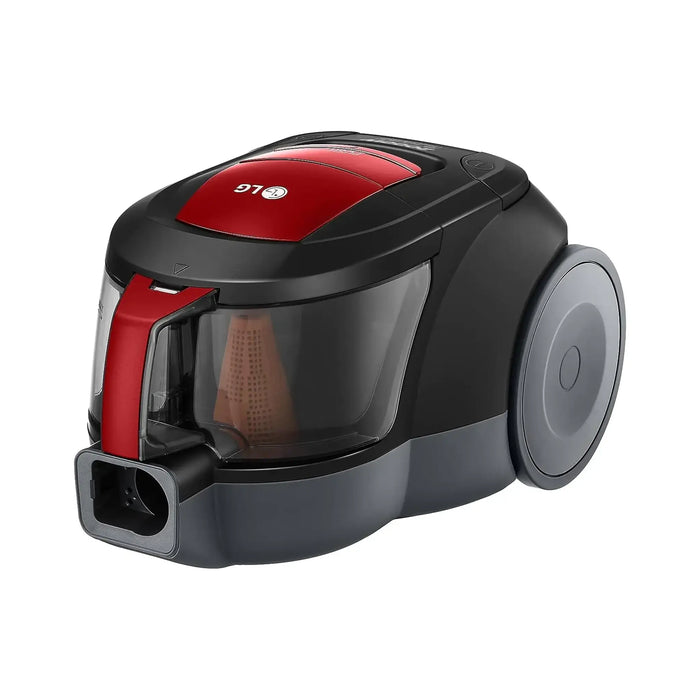 LG Bagless Vacuum Cleaner | 1.3 Liter Dust Capacity | Long Lasting Suction Power | 2000 Watt | Hepa 11 Filter | Telescopic Pipe | Ellipse Cyclone System | Black With Red Finish | VC5420NNTR