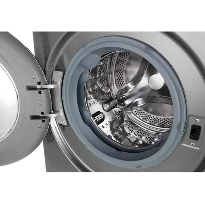 LG 10 Kg Wash| 7 Kg Dry 1400 Rpm Front Load Washer Dryer | Silver |F4V5RGP2T