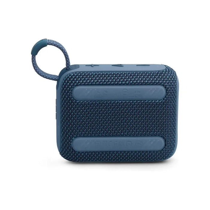 JBL Go 4 | Ultra-portable JBL Pro Sound with punchier bass | Up to 7 hours playtime | Waterproof and dustproof | Blue
