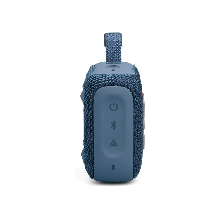 JBL Go 4 | Ultra-portable JBL Pro Sound with punchier bass | Up to 7 hours playtime | Waterproof and dustproof | Blue