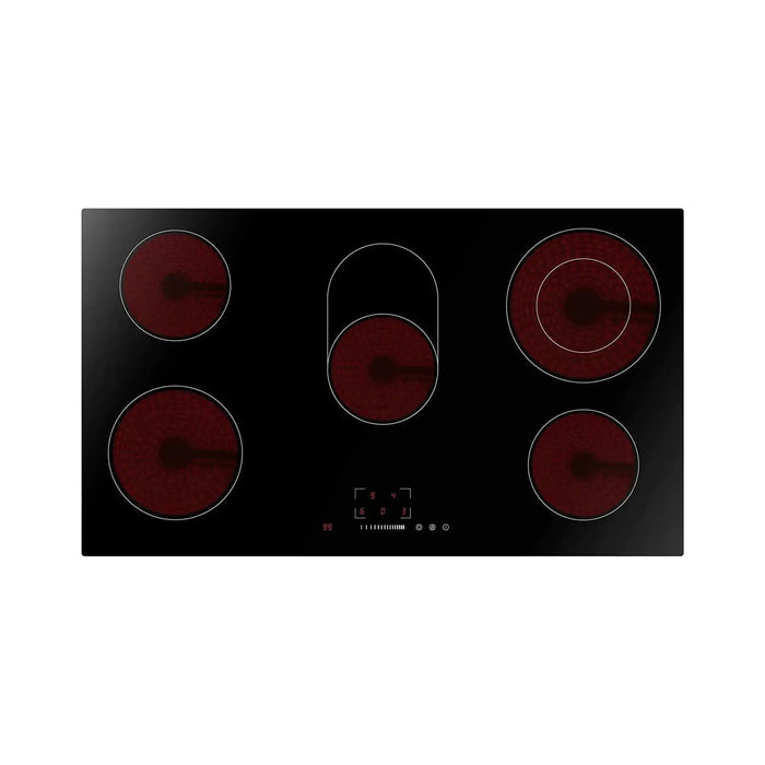 Midea Built-in Ceramic Electric Hob | 9200W | 5 Burner | 90 x 52 cm | 1 Year Warranty| MC-HV848 |
