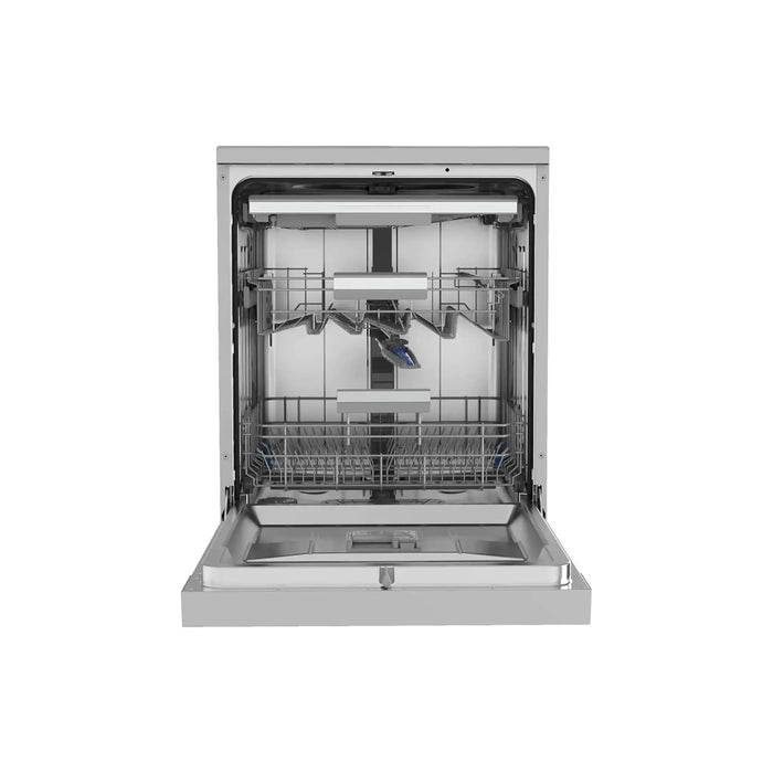 Midea Smart Freestanding Dishwasher | 14 Place Settings | 9 Programs | Wi-Fi | Delay Start | Dual Zone Wash | Silent | High Energy Efficient | Rapid Wash | Child Lock | Ion Dishfresh | White | WQP14-W7633DW