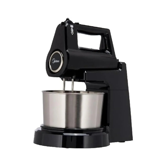Midea 5-in-1 Hand Mixer & Stand Mixer | 400W Motor | 2L Stainless Steel Bowl | 5 Speeds + Turbo | Kneads, Mixes, Whips & Whisks | HM0293A