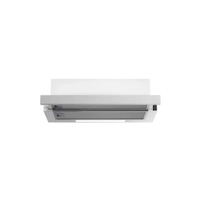 Midea 60cm Telescopic Hood White painted body Stainless Steel front 60L03, White Color