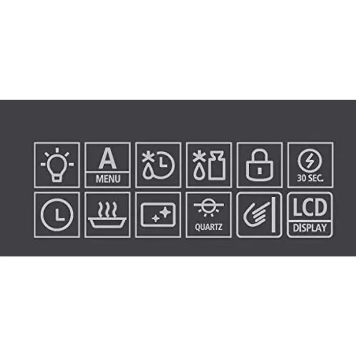 Midea Built-In Microwave 25L Grill Microwave Oven | Silver-Black Color | 1 Year Warranty | AG925BVK