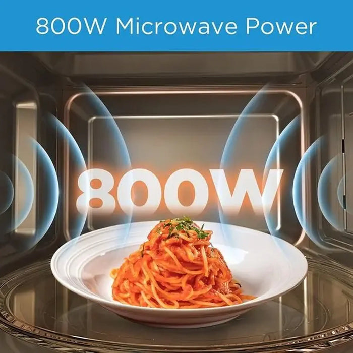 Midea 25 Liters Solo Microwave Oven | 5 Power Levels | 800W | Child-Safety-Lock | Defrost Function | 35 Minutes Timer | Fast Reheat | Pull Open Door Handle | Good for Home & Office | Black | MM8P022KG-BK
