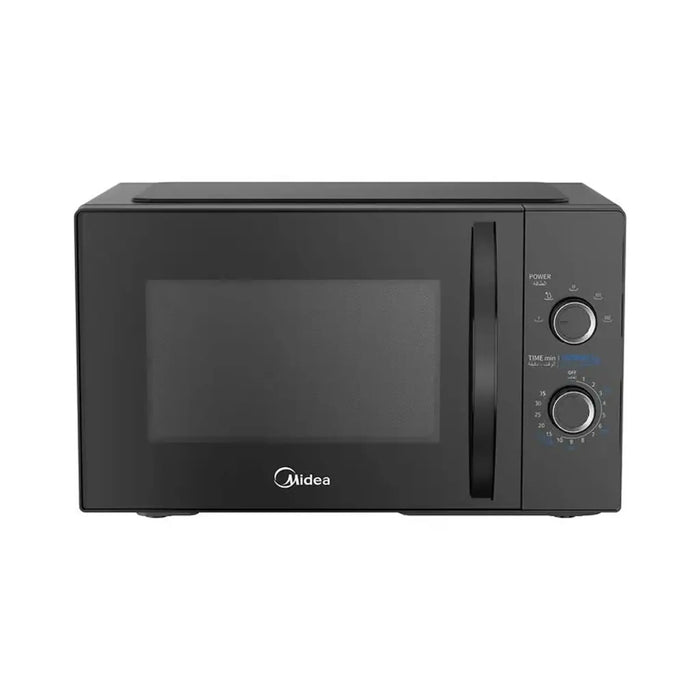 Midea 25 Liters Solo Microwave Oven | 5 Power Levels | 800W | Child-Safety-Lock | Defrost Function | 35 Minutes Timer | Fast Reheat | Pull Open Door Handle | Good for Home & Office | Black | MM8P022KG-BK