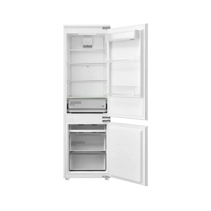 Midea Built-In Double Door Frost Free Bottom Freezer Refrigerator | 248L Net Capacity | Multi Air Flow | LED Lighting | Reversible Door | White | MDRE353FGE01