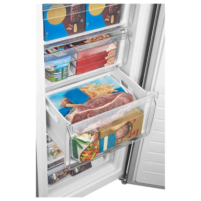 Midea 333L Gross & 238L Net Capacity Convertible Upright Freezer | Frost Free with Quick Freeze Technology | Convert from Freezer to Refrigerator with One Click Button | Electronic Control | Silver | MDRU333FEE46AE