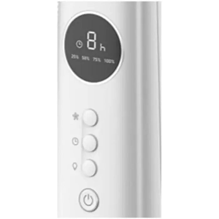 Midea Rechargeable Stand Fan With Remote| 9 Speed Settings With 25W Power| Cordless Support| 5 Blade With 11 Hours Battery Run Time |FS4523MRD