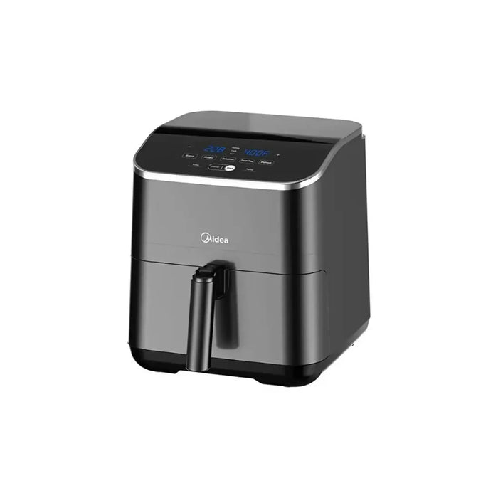 Midea XXL 5.5L Air Fryer | 1700W | Dual Cyclone Rapid Hot Air Technology | Frying | Grilling | Broiling | Roasting | Baking & Toasting | Digital Control | Best Oil Free Fryer for Large Family | MFCN55D2