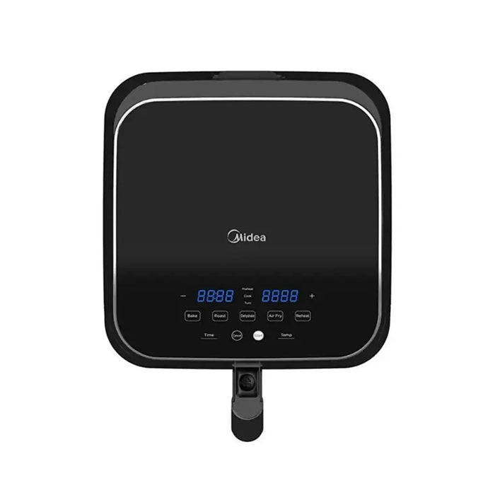 Midea XXL 5.5L Air Fryer | 1700W | Dual Cyclone Rapid Hot Air Technology | Frying | Grilling | Broiling | Roasting | Baking & Toasting | Digital Control | Best Oil Free Fryer for Large Family | MFCN55D2