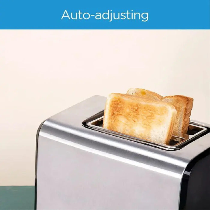 Midea 2-Slice Toaster | 950W | Adjustable Browning Control | Removable Crumb Tray | Automatic Pop-Up | Defrost, Warm, Cancel Functions | Auto Power Cut-Off | 7 Level Settings | White | MTRW2L20W