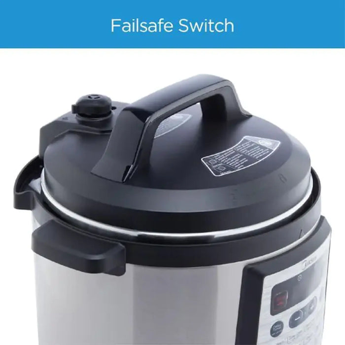 Midea 8L 20-in-1 Multifunctional Electric Pressure Cooker | 20 Pre-Set Smart Cooking Programs | LED Display & Indicator | Aluminum Inner Pot | Auto Keep Warm | The Family Meal Solution | MY-CS8001