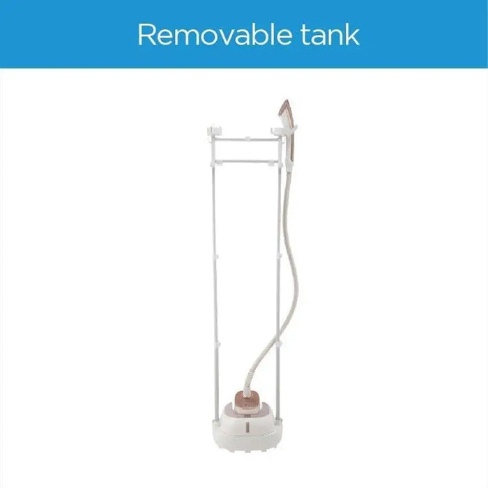 Midea 1800W Digital Garment Steamer | 2L Detachable Tank | Pro Steam & Sanitize | Multi-Angles & Wheels | Attachments Kit | MY-GZ20D2W