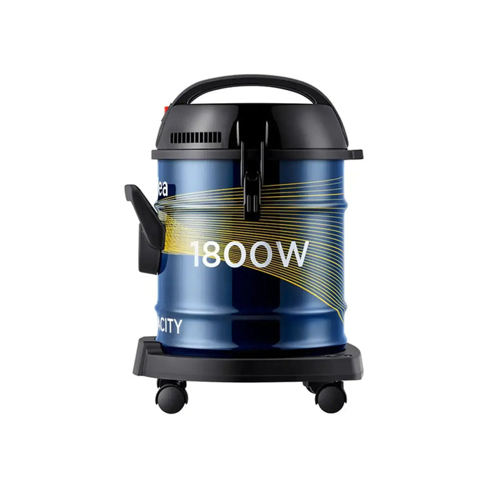 Midea 18L Drum Vacuum Cleaner | 1800W Motor | Blow Function | Easy Empty Drum | Crevice Tool And Dust Brush | Blue | MDVC18