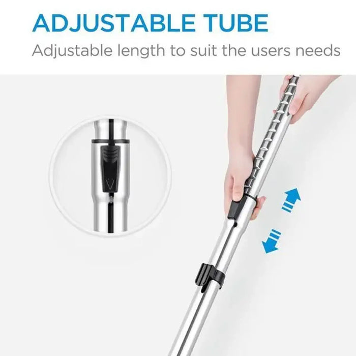 Midea Drum Vacuum Cleaner 2000 Watts | 21 Liters Ultra-Large Tank Dust Capacity | Adjustable Tube | Removable & Washable Filter | Rug-Floor Nozzle | Blower Function | Best for Home & Office | Model: MDVC21