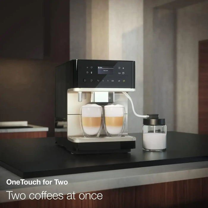 Miele Countertop Coffee Machine CM 5310 Silence | OneTouch for Two | WiFiConn@ct | ComfortClean | Obsidian Black | CM5310