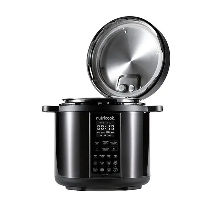Nutricook Smart Pot 2 |8 Liters | 9-in-1 Electric Pressure Cooker | Slow Cooker | Rice Cooker | Steamer | Saut Pot | Yogurt Maker & More | 12 Smart Programs | New Smart Lid | Min 1 Year Manufacturer Warranty