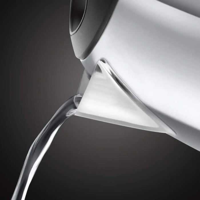 Russell Hobbs Classic Compact Cordless Kettle | 1 Liter Capacity | Stainless Steel | Perfect Pour Spout | Rapid Boil Zones | Silver | 24990GCC