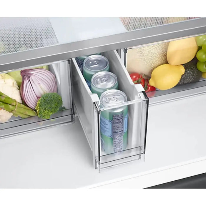 Samsung 602L BESPOKE T Style French Door Refrigerator | Beverage Centerª | Black | RF65DG90BEB1AE