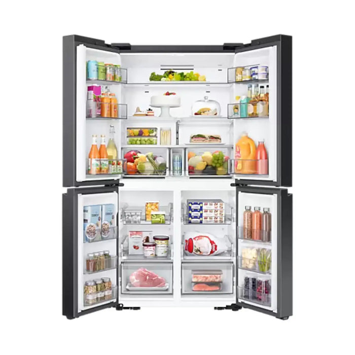 Samsung 602L BESPOKE T Style French Door Refrigerator | Beverage Centerª | Black | RF65DG90BEB1AE