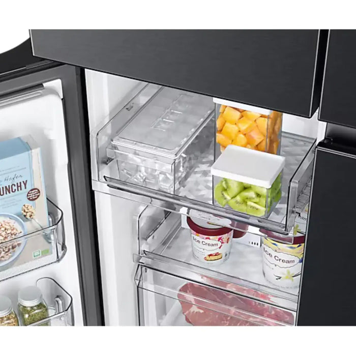 Samsung 602L BESPOKE T Style French Door Refrigerator | Beverage Centerª | Black | RF65DG90BEB1AE