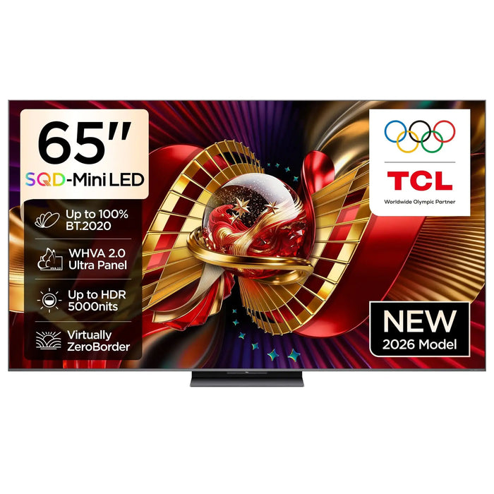 TCL 65 Inch QD-Mini LED 4K Google TV | WHVA 2.0 Ultra Panel | QD-Mini LED | Dimming 93% | DCI-P3 144Hz | 65C8L