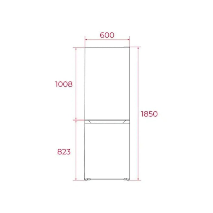 Teka No Frost combi refrigerator with inverter motor and exterior screen| RBF 3450 SS 220-240 50 ME
