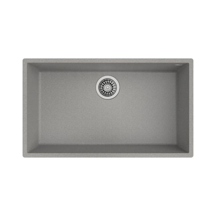 TEKA |Square 72.40 TG| Undermount Tegranite sink with one bowl