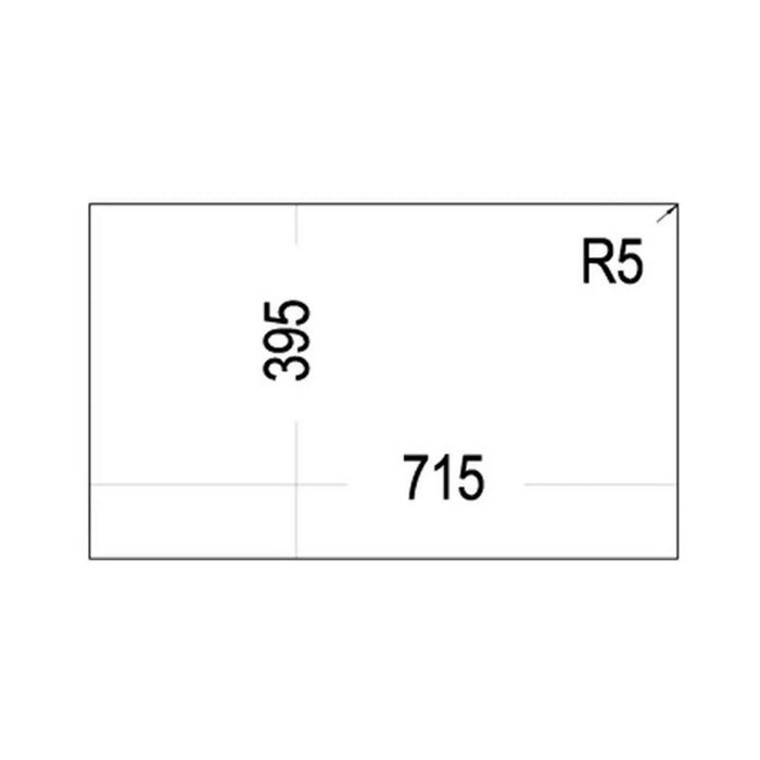 TEKA |Square 72.40 TG| Undermount Tegranite sink with one bowl
