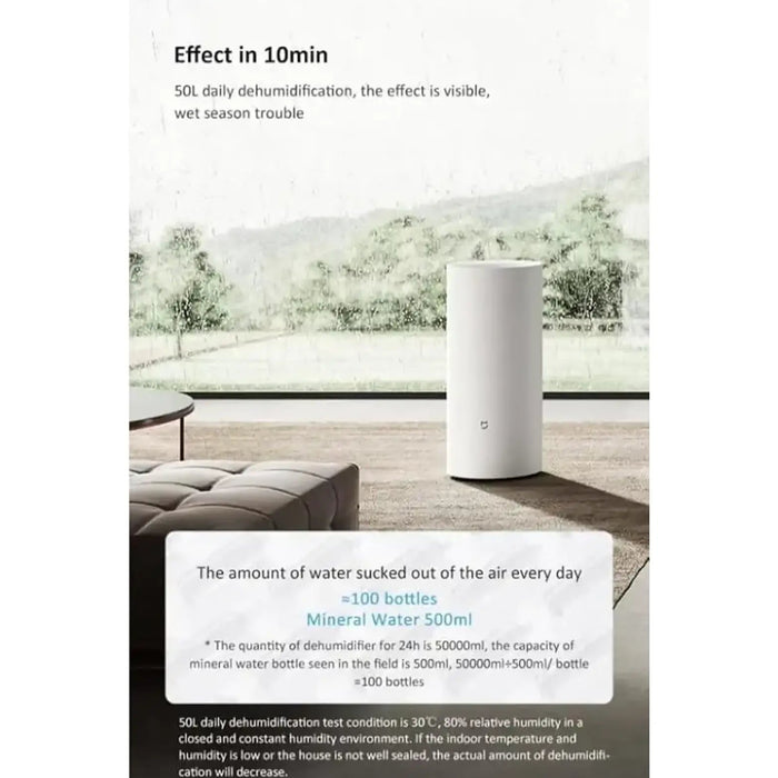 Xiaomi Smart Dehumidifier 20L | 20L Daily Dehumidifying Capacity | 4.5L Water Tank | Smart App Control | 5 Noise-Reduction Designs | CSJ0111DM