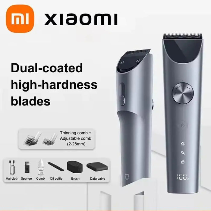 Xiaomi Hair Clipper 2 | Double-Coated High-Hardness Blade | 19 Length Settings | 3 Hour Battery Life | IPX7 Waterproof | 3W Motor