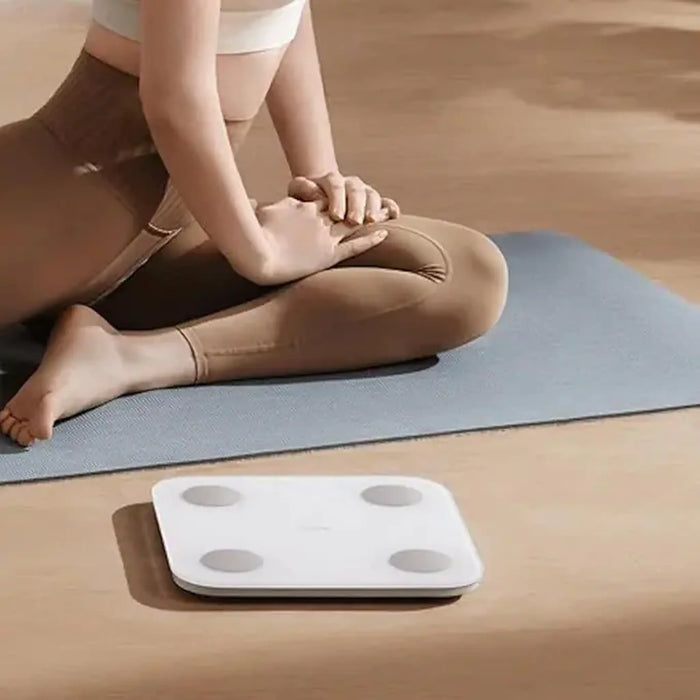 Xiaomi Body Composition Scale S400 White | Dual-Frequency Bioelectrical Impedance | 25 Body Composition Indicators | Bluetooth 5.0 App Connectivity | Static Heart Rate Monitoring | MJTZC01YM