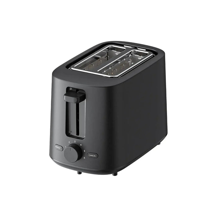 Xiaomi Toaster | 2-Slice 35mm Dual Wide-Slot Design | 780Ð930W Rated Power | 6 Toast Levels | Foldable Toast Rack | Flip-Free Cooking | Black | XMTSJ01FD