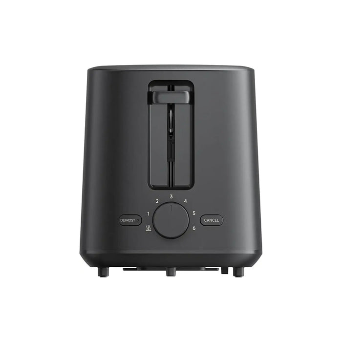 Xiaomi Toaster | 2-Slice 35mm Dual Wide-Slot Design | 780Ð930W Rated Power | 6 Toast Levels | Foldable Toast Rack | Flip-Free Cooking | Black | XMTSJ01FD