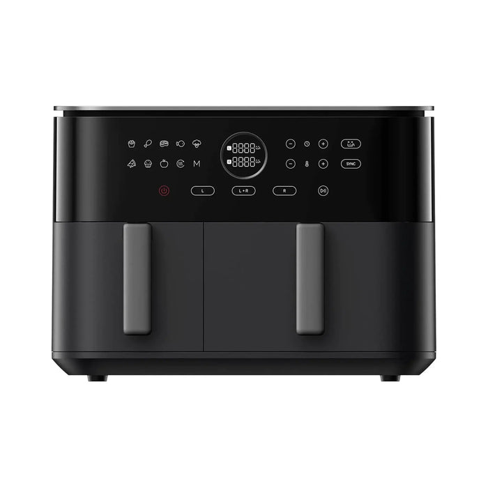 Xiaomi Dual Zone Air Fryer 10L | 10L Capacity (3.5L + 6.5L) | 2700W High Power | Dual Independent Baskets | 40Ð230¡C Temperature Range | Black | MAF-D1001