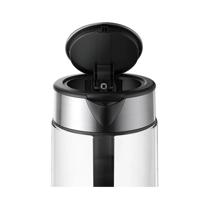 Xiaomi Electric Glass Kettle EU | 1.7L Capacity | 2200W Fast Boil | Borosilicate Glass | LED Heating Indicator | Black Transparent | MJDSH05FD