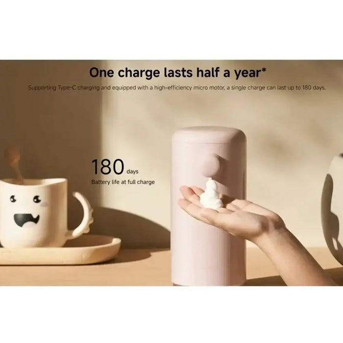 Xiaomi Automatic Soap Dispenser Colour Edition | Touchless Infrared Foaming | USB Type-C Rechargeable | IPX5 Water Resistant | Pink | MJXSJ06XW