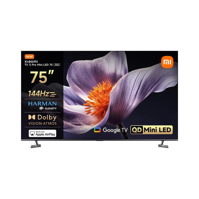 Xiaomi TV S Pro Mini LED 55 4K QD-Mini LED Smart TV | 55 Inch | 144Hz Refresh Rate | Dolby Vision Atmos | Google TV | Wi-Fi 6 Bluetooth 5.2