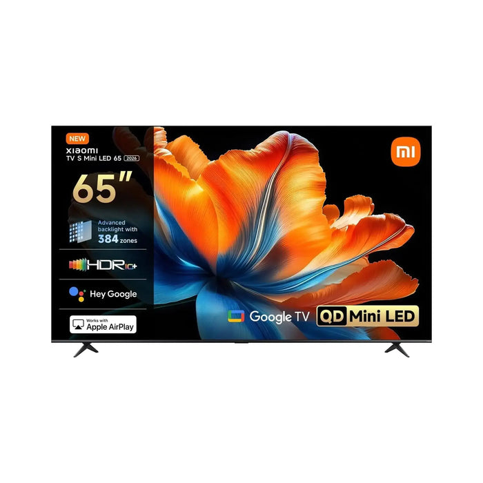 Xiaomi TV S Mini LED 65 4K Smart TV | 65 Inch QD-Mini LED | 144Hz Refresh Rate | Dolby Vision Dolby Atmos HDR10+ | Google TV Wi-Fi 6 HDMI 2.1 | Low-Reflection Display