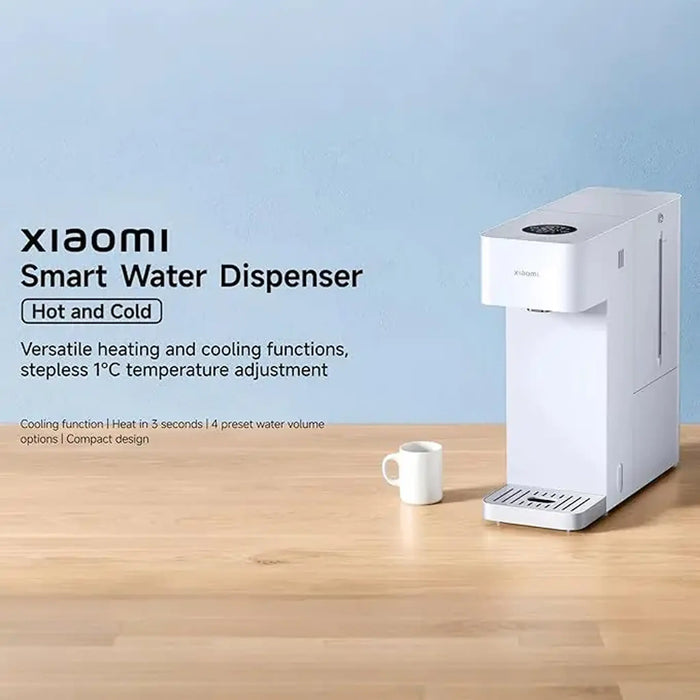 Xiaomi Smart Water Dispenser Hot And Cold | 3L Water Tank Capacity | 2180W Instant Heating In 3 Seconds | Cooling Down To 7¡C | Stepless 1¡C Temperature And Volume Adjustment | App Control And Child Lock | MJMY23-A