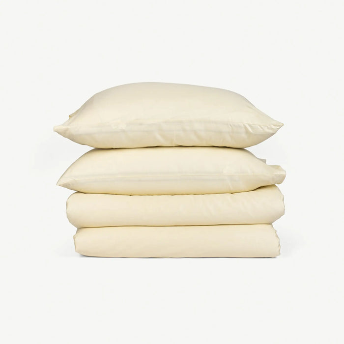 Esther Duvet Cover Set 220x230cm- Cream