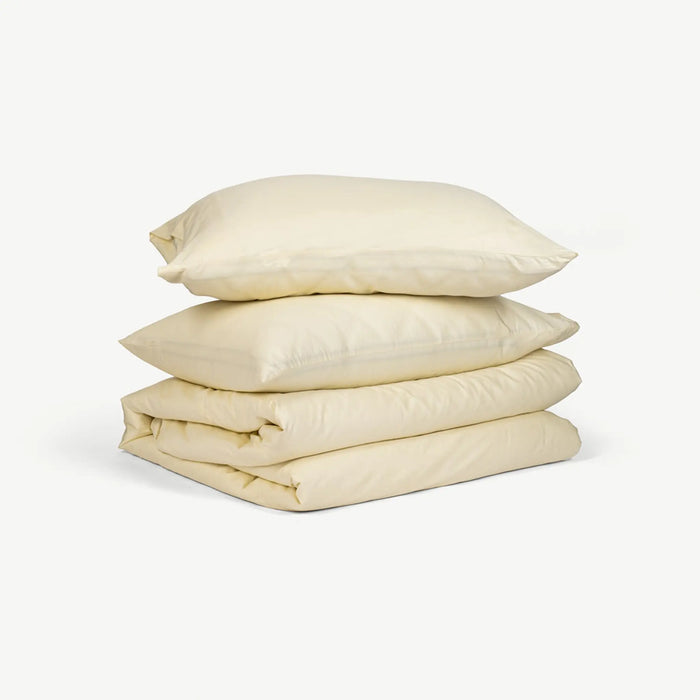 Esther Duvet Cover Set 220x230cm- Cream