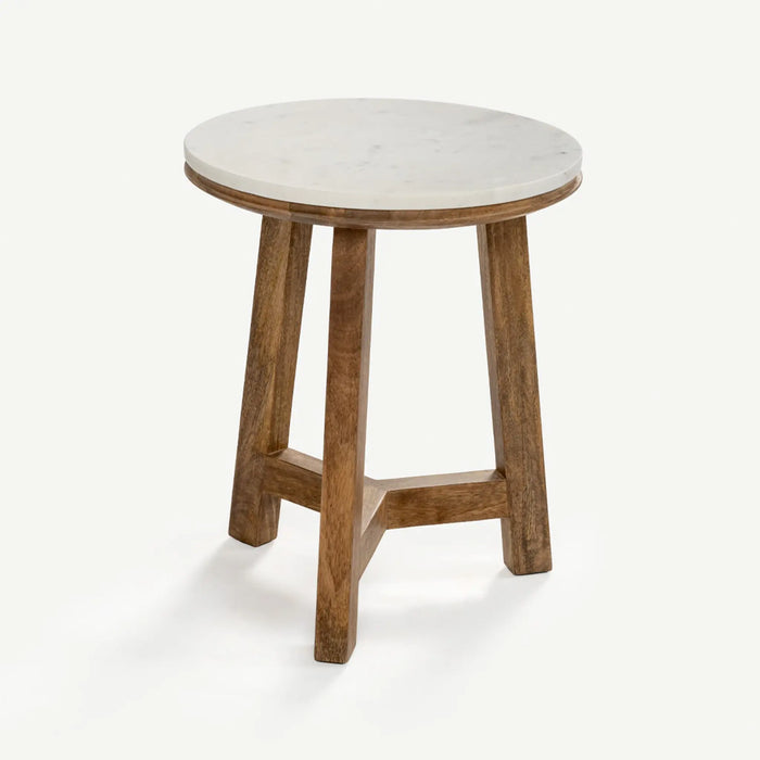 Estra End Table White