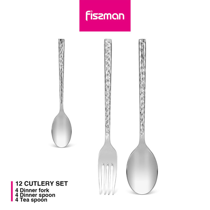 Fissman 12-Piece Cutlery Set Verden Series Stainless Steel